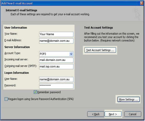 Outlook 2007 Settings Part 6